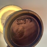 Ceramic vase lamp veb haldensleben – gdr | unique recycled piece