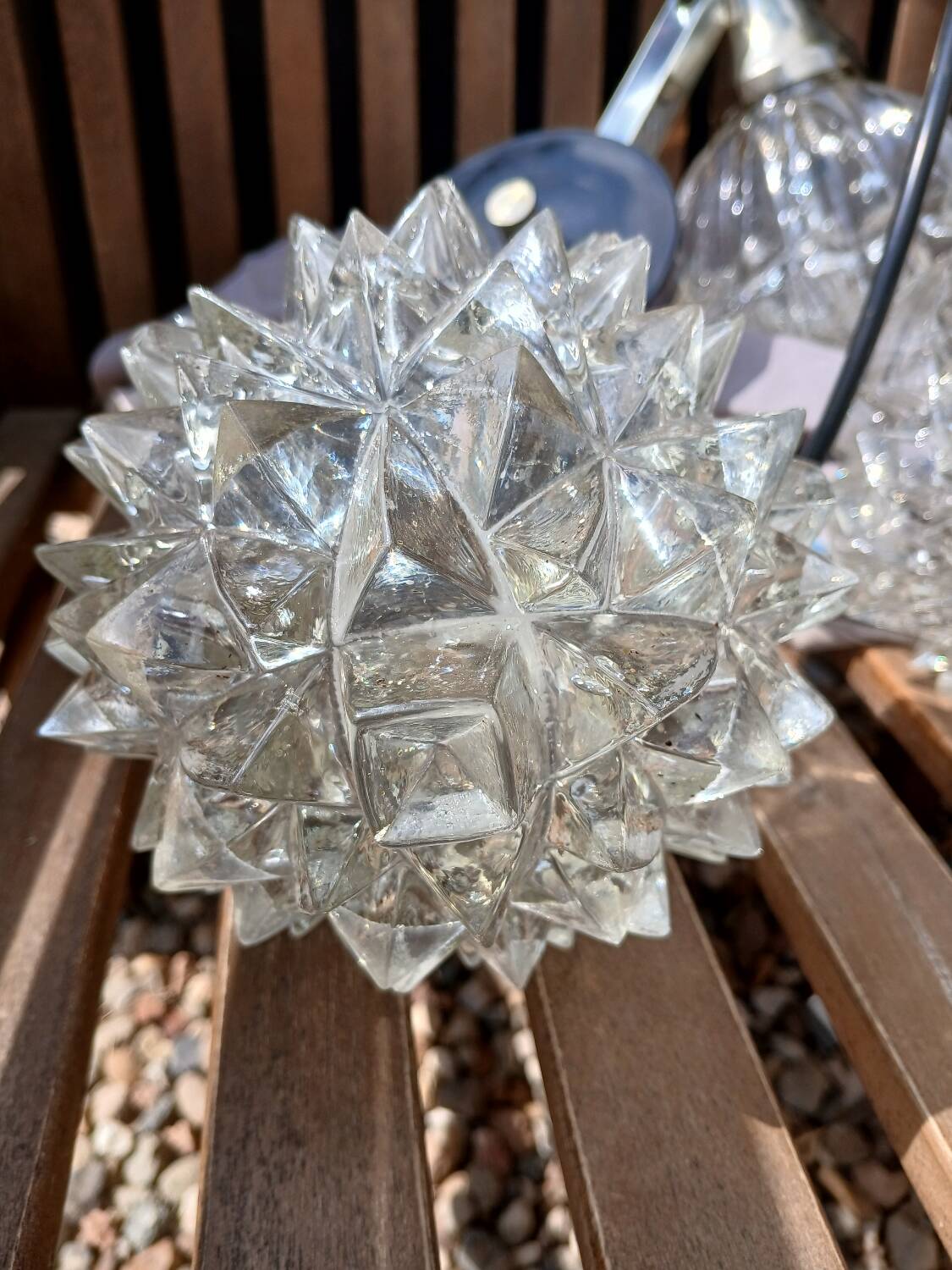 Chandelier, vintage waterfall suspension