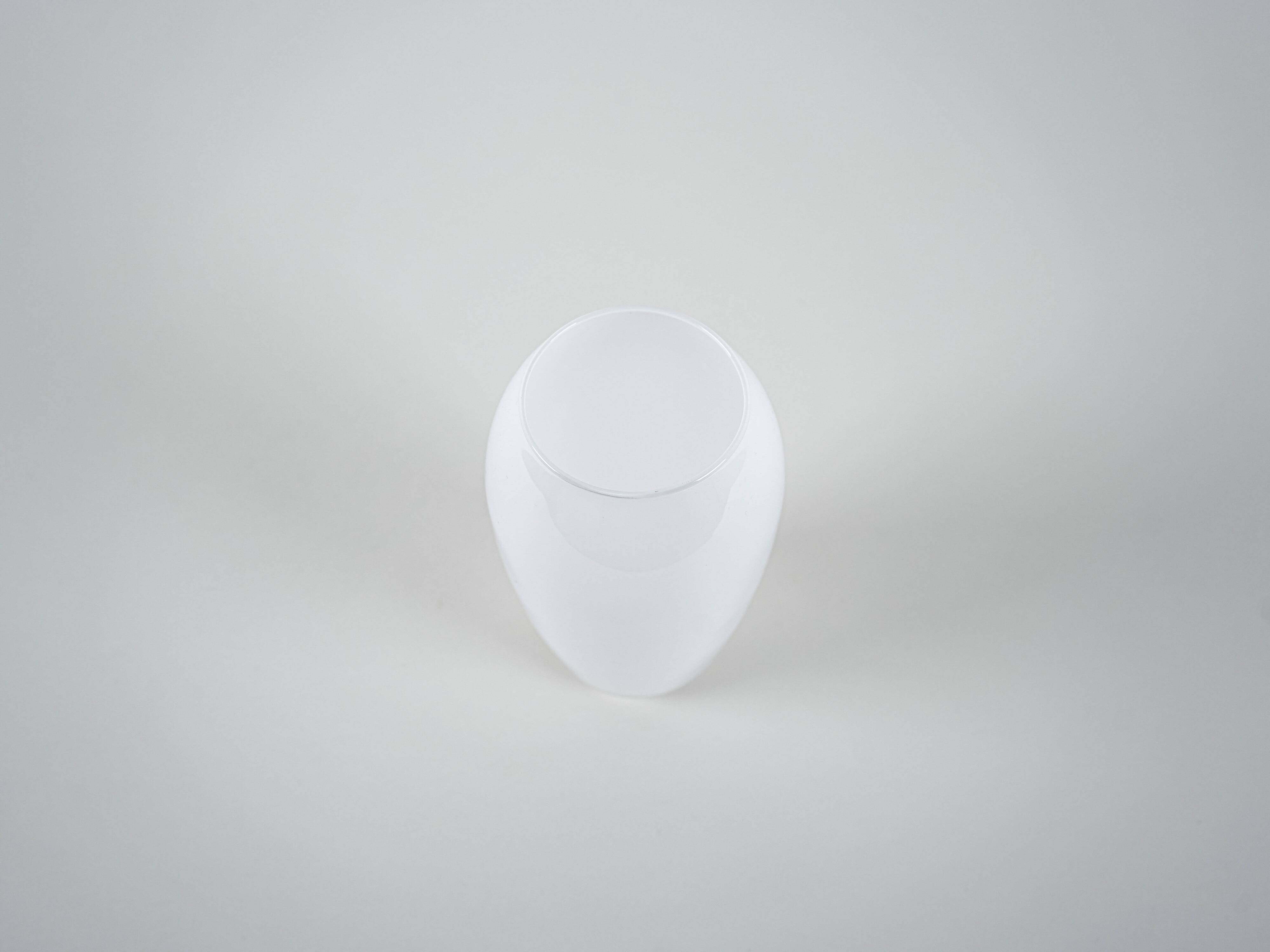 Glass vase, Danish design, 1970s, made in Denmark