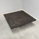 Table basse en pierre et acier par Draenert, années 1970