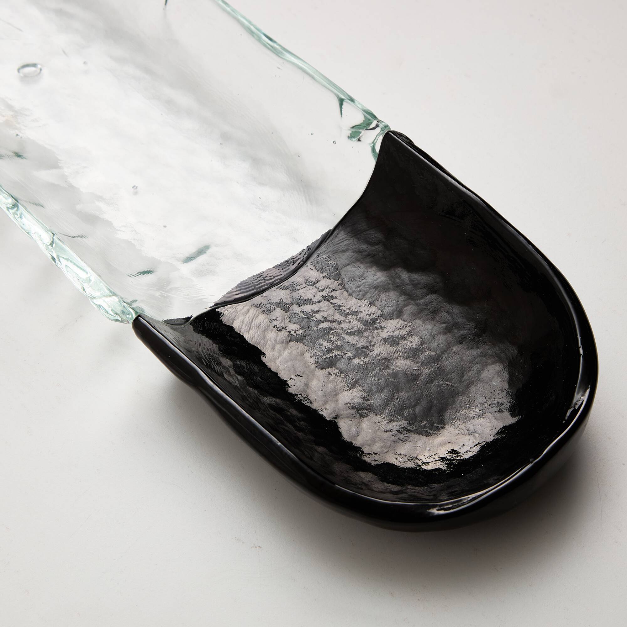 Plateau de service en verre Alessi