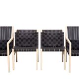 Gijs Bakker set of 4 ''Seatbelt'' Chairs 1978 Holland