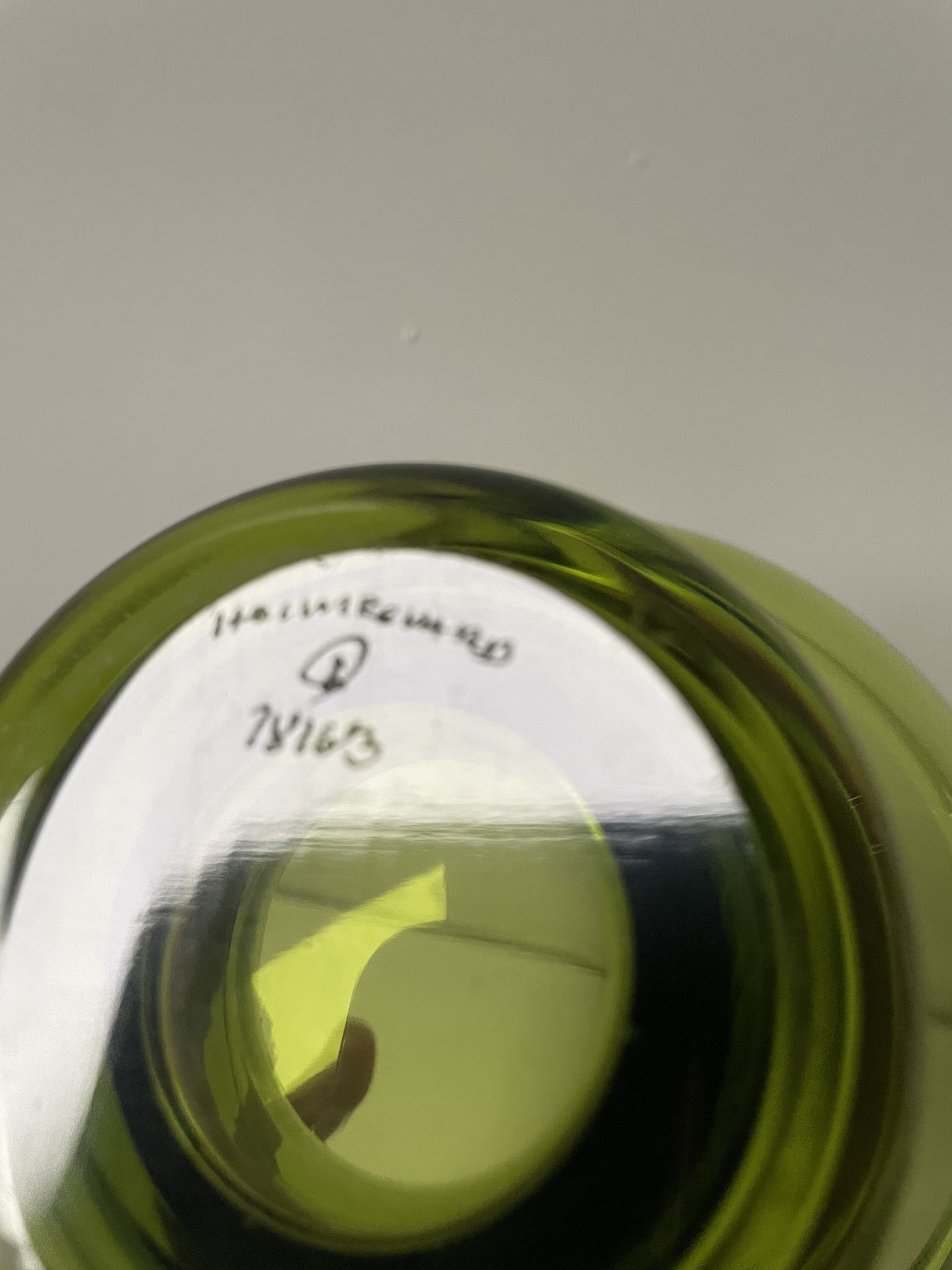 Pair of 1960’s danish glass by Per Lutken