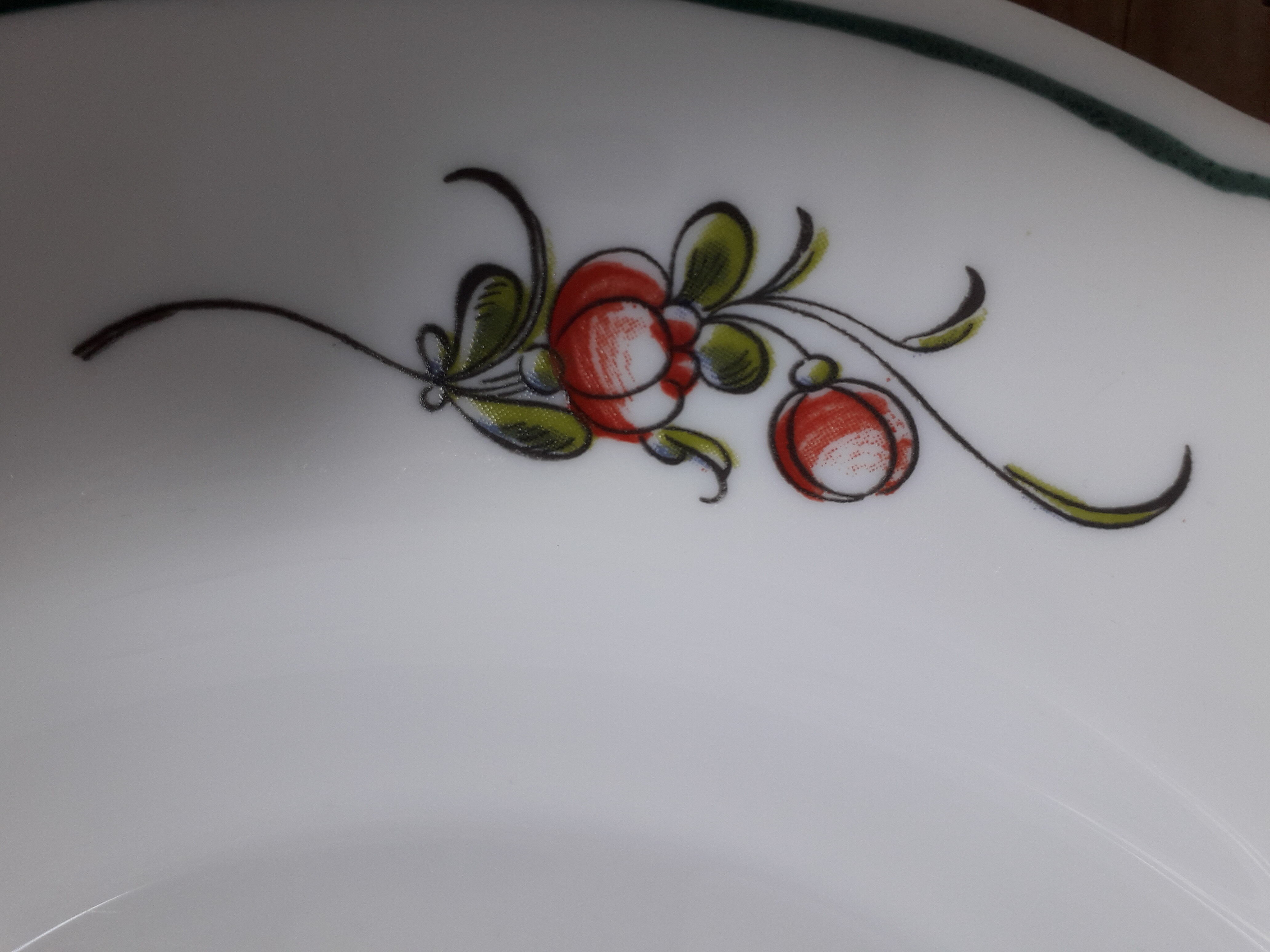 Floral floral pattern arcopal salad