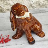 ceramic dog statue