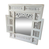 Colonial style window mirror