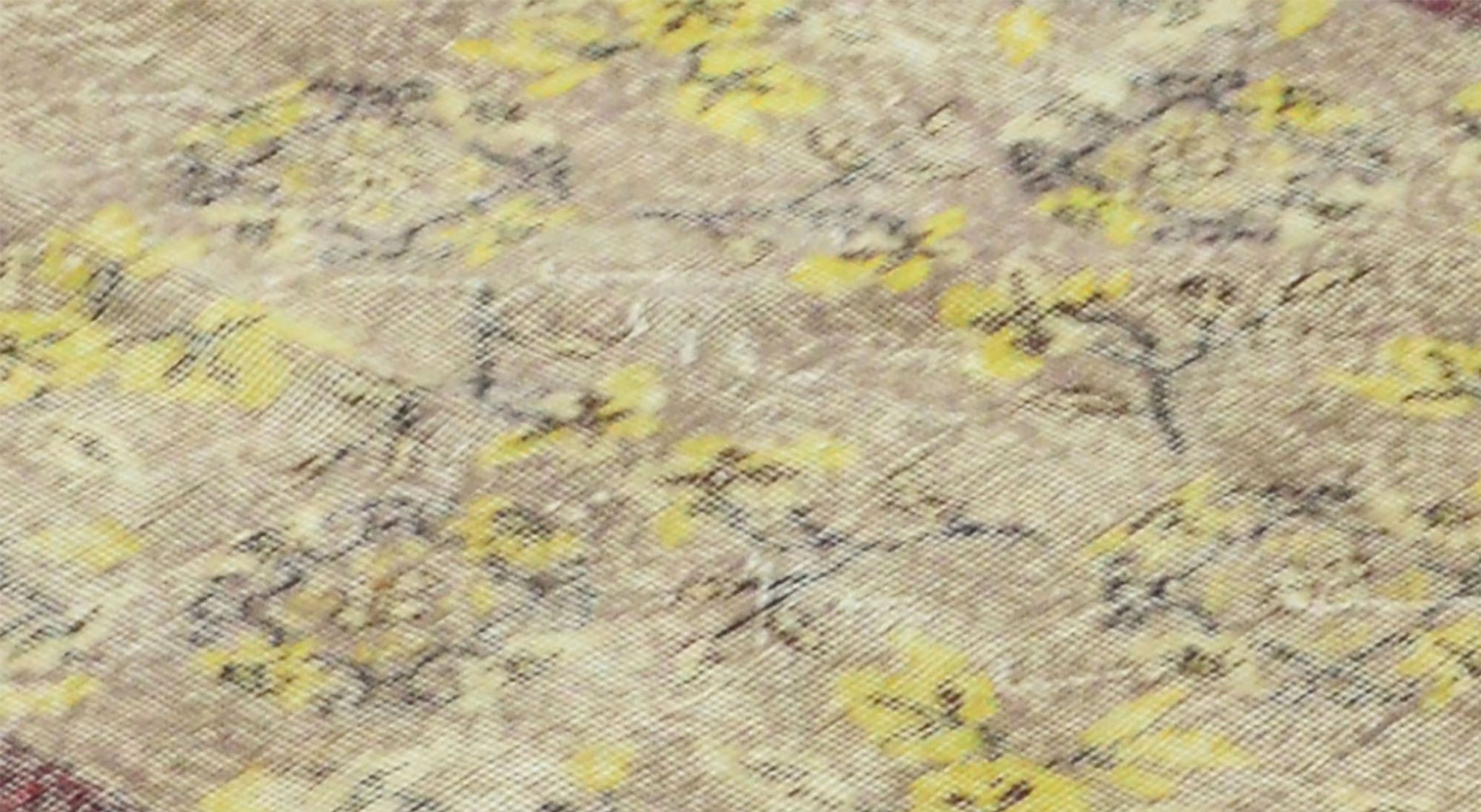 Anatolian handmade vintage rug 213 cm x 107 cm