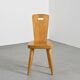 High-back chair by Christian Durupt, Méribel 1960