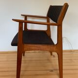 Designer chair Henning Kjærnulf, Soro Stolefabrik, Denmark, 1960s