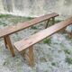 Pair of farm benches 150 cm