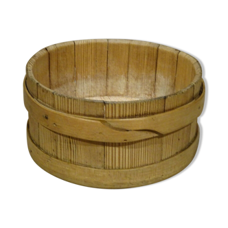 Old wooden cheese mold munster Vosges Alsace