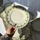 Moulin Des Loups & Hamage 12 plates model "Violetta" early twentieth century