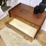 Vintage chest of drawers compass feet