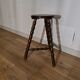 Tabouret tripode pieds torsadés XIXème siècle