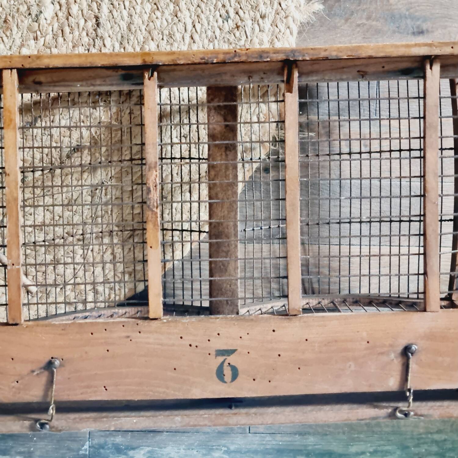 19th century bird cage in its original condition