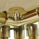 Table d'appoint italienne design Hollywood Regency années 70