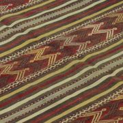 Grand Turkish Kilim Yoruk Vintage 150x300 cm Geometric Stripes