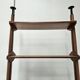 1960s teak floor/sky bookcase with shelves and compartment