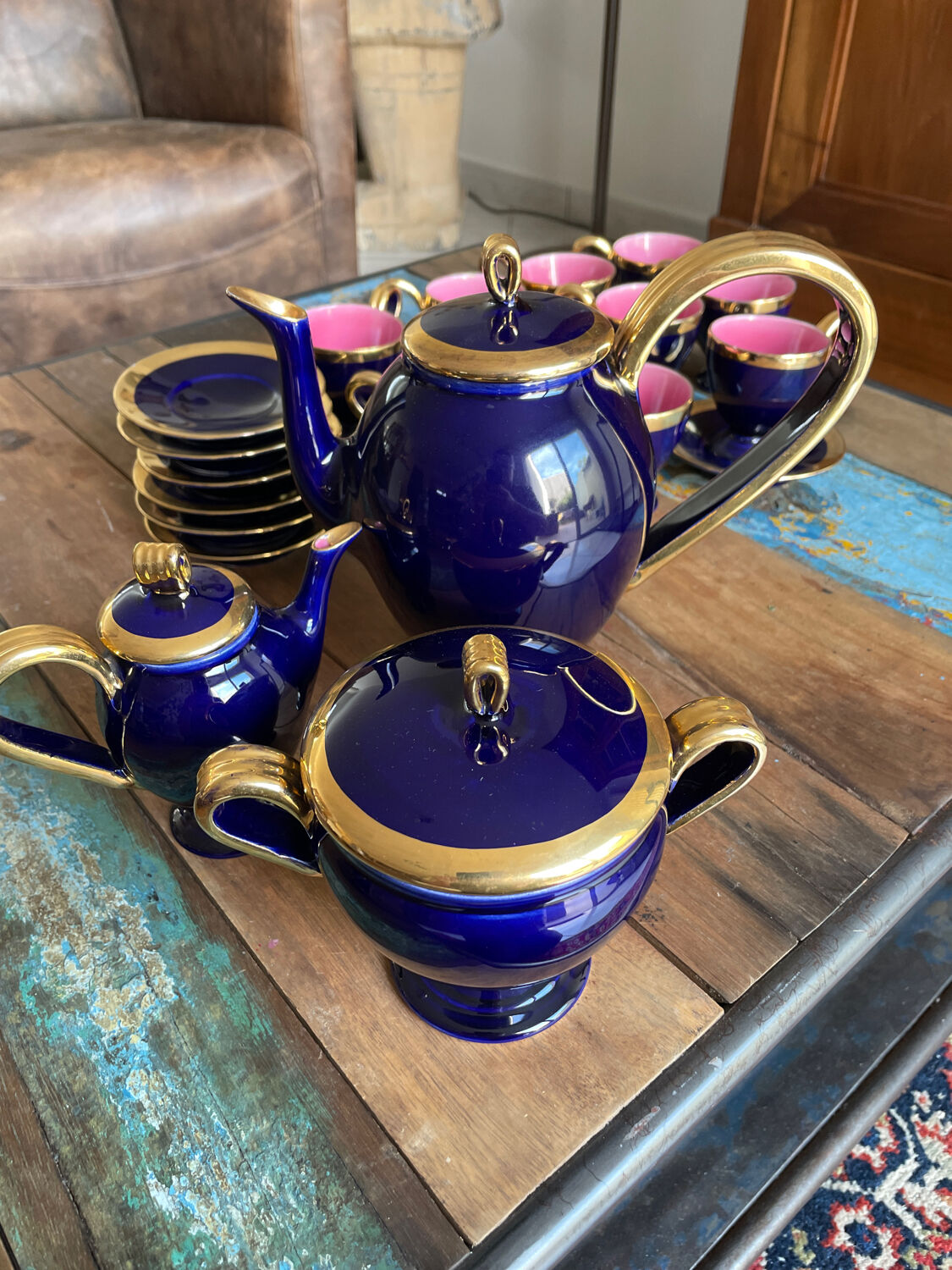 Monica coffee service Céram Vallauris