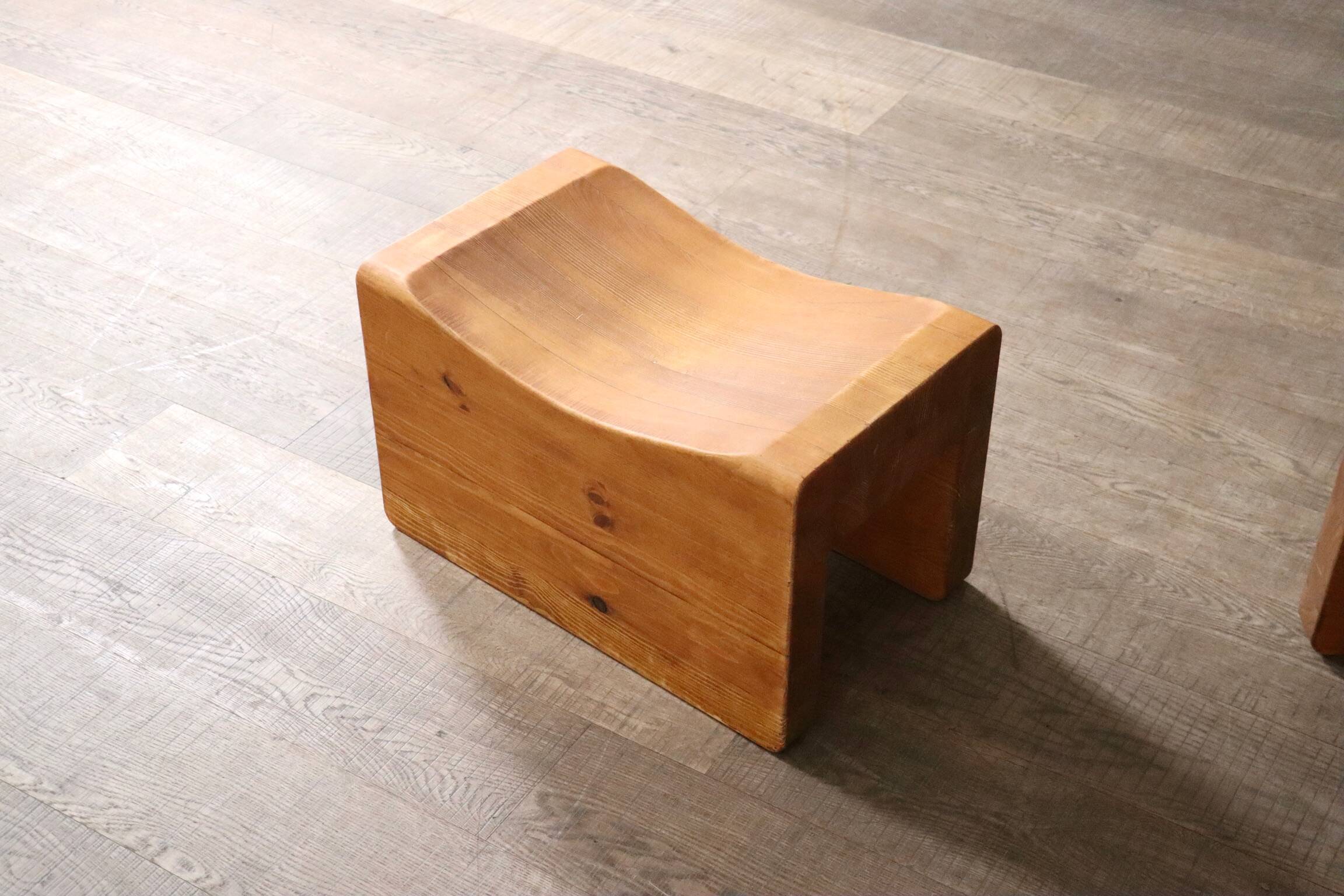 Paire de tabourets « Palle » par KJ Pettersson & Söner, Suède, années 1970