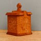 Carved wooden salt box, Savoie, Queyras