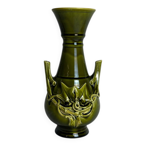 Art nouveau, vase barbotine - fin