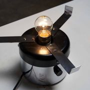 "Cromado 4950" table lamp by Gaetano Scolari for Metalarte