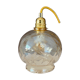 Vintage amber glass globe player