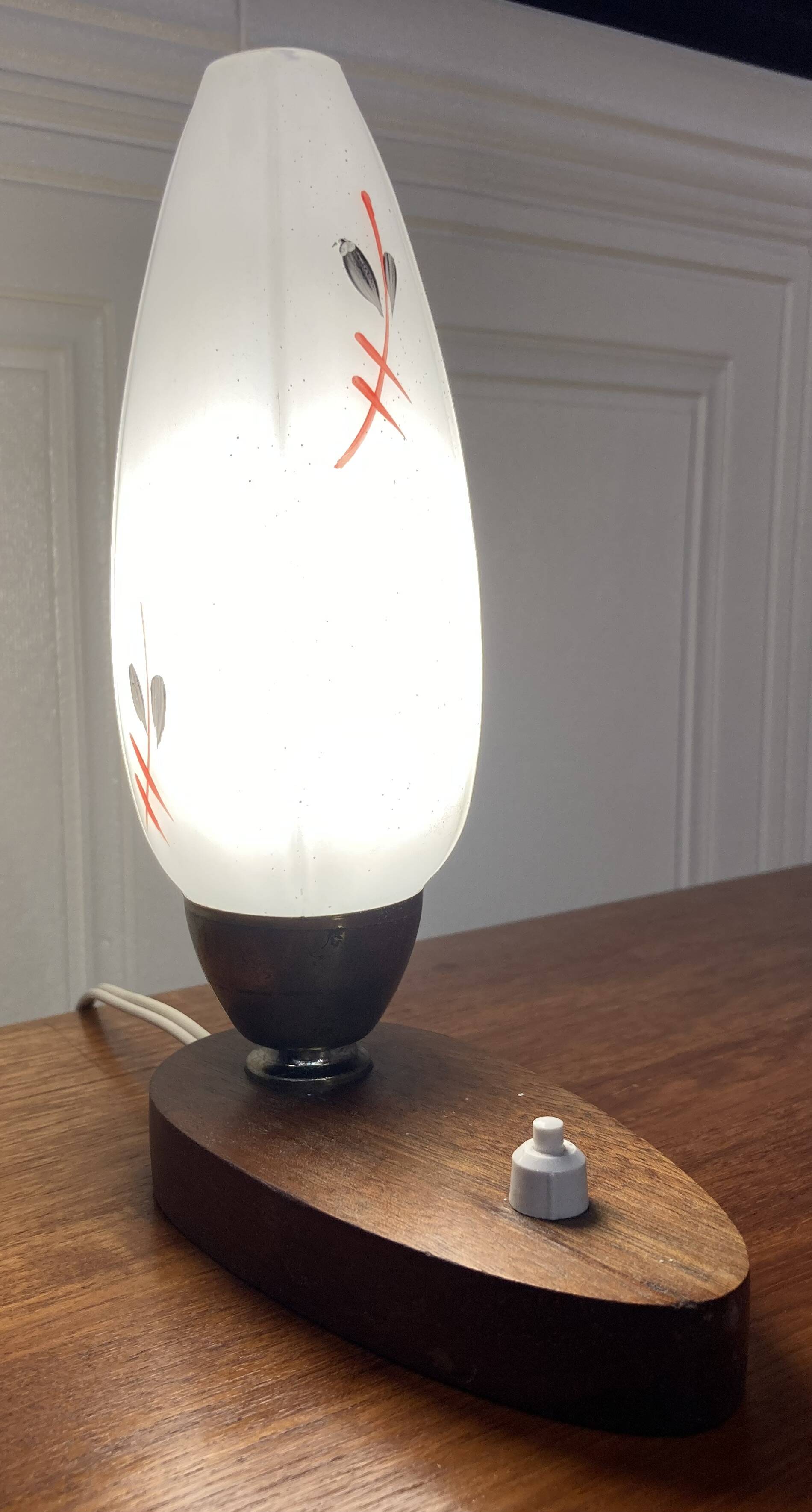 Elegant lamp Scandinavian design 1950.