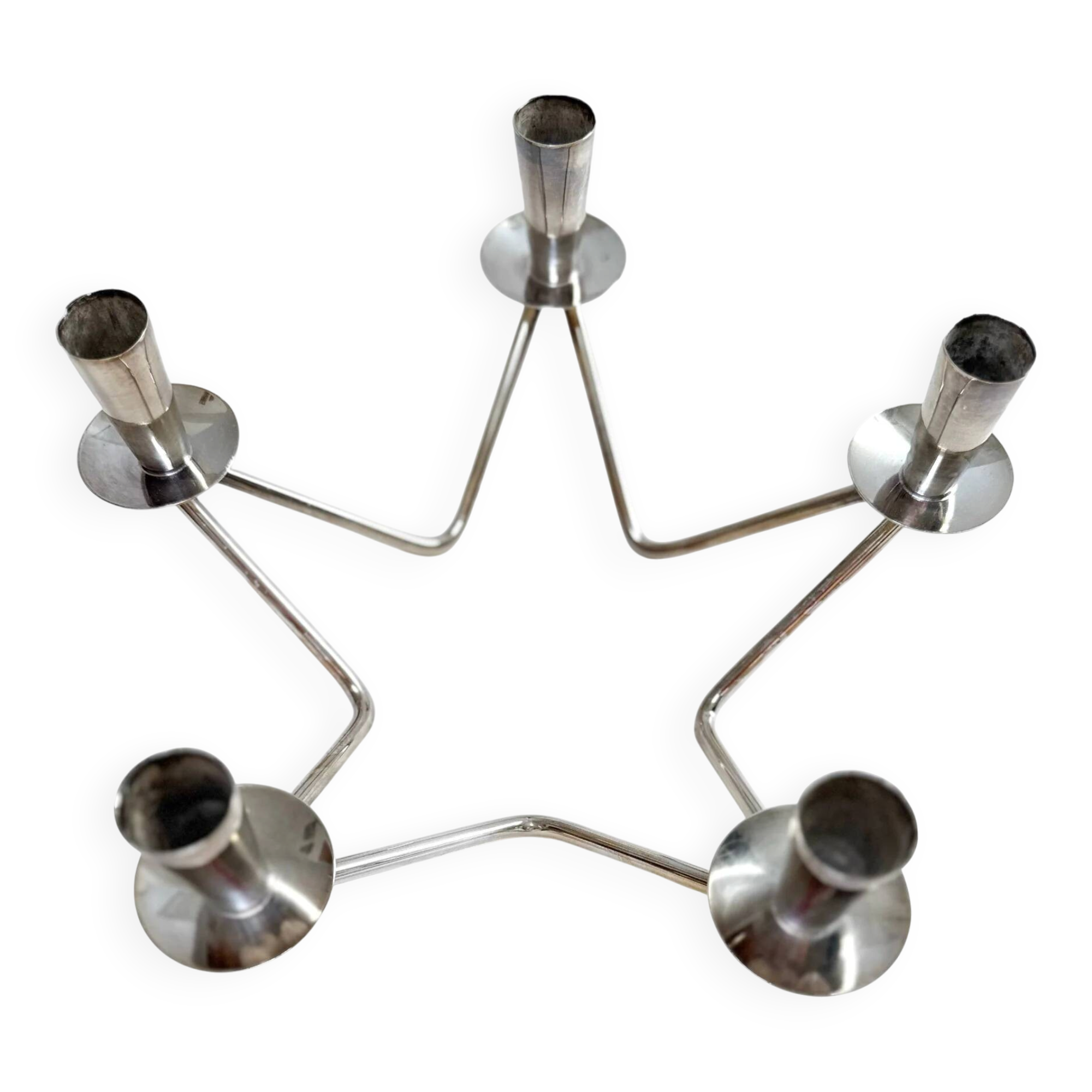 Bougeoir étoile scandinave | Danemark, vers 1960