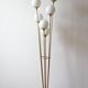 Italian Floor Lamp In Brass, Carrara and Opaline