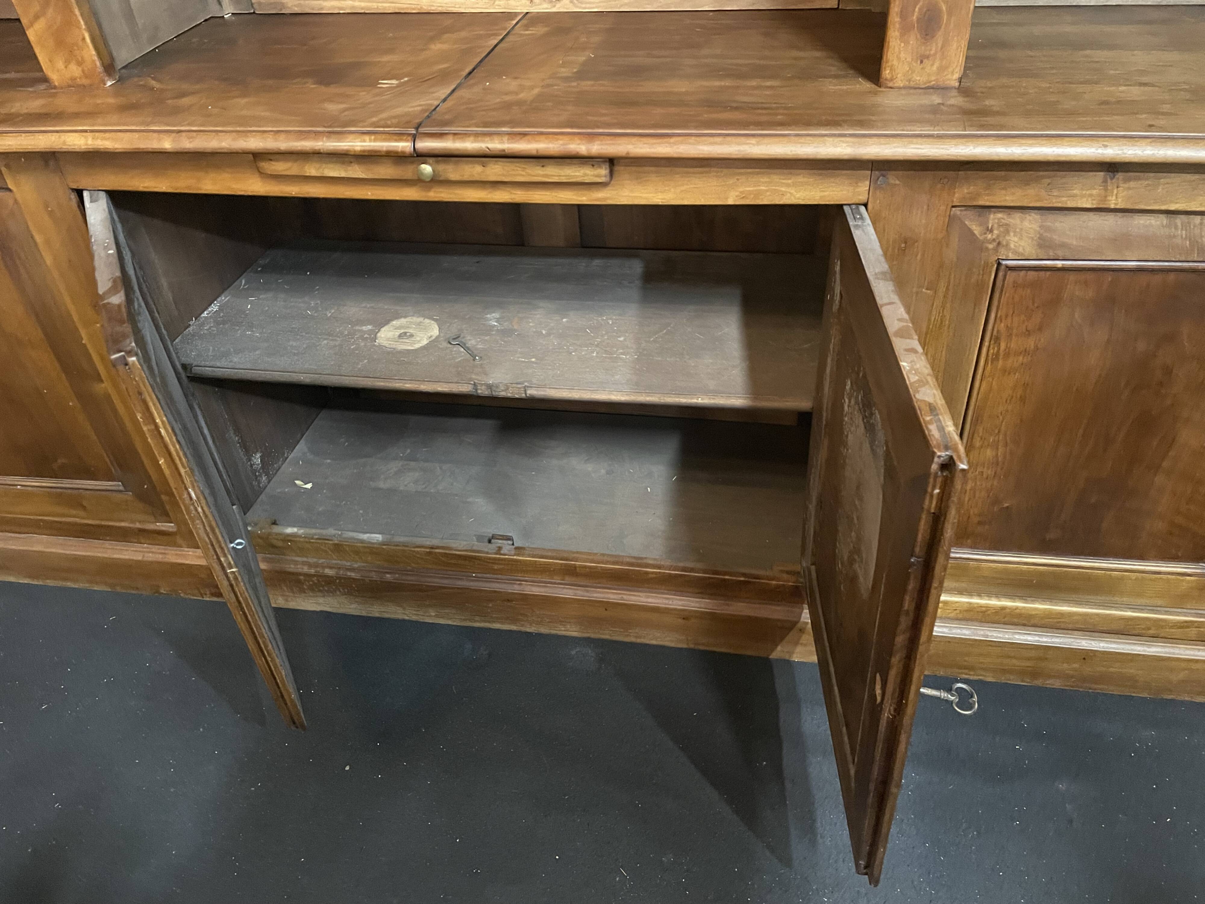 Library walnut apothecary furniture
