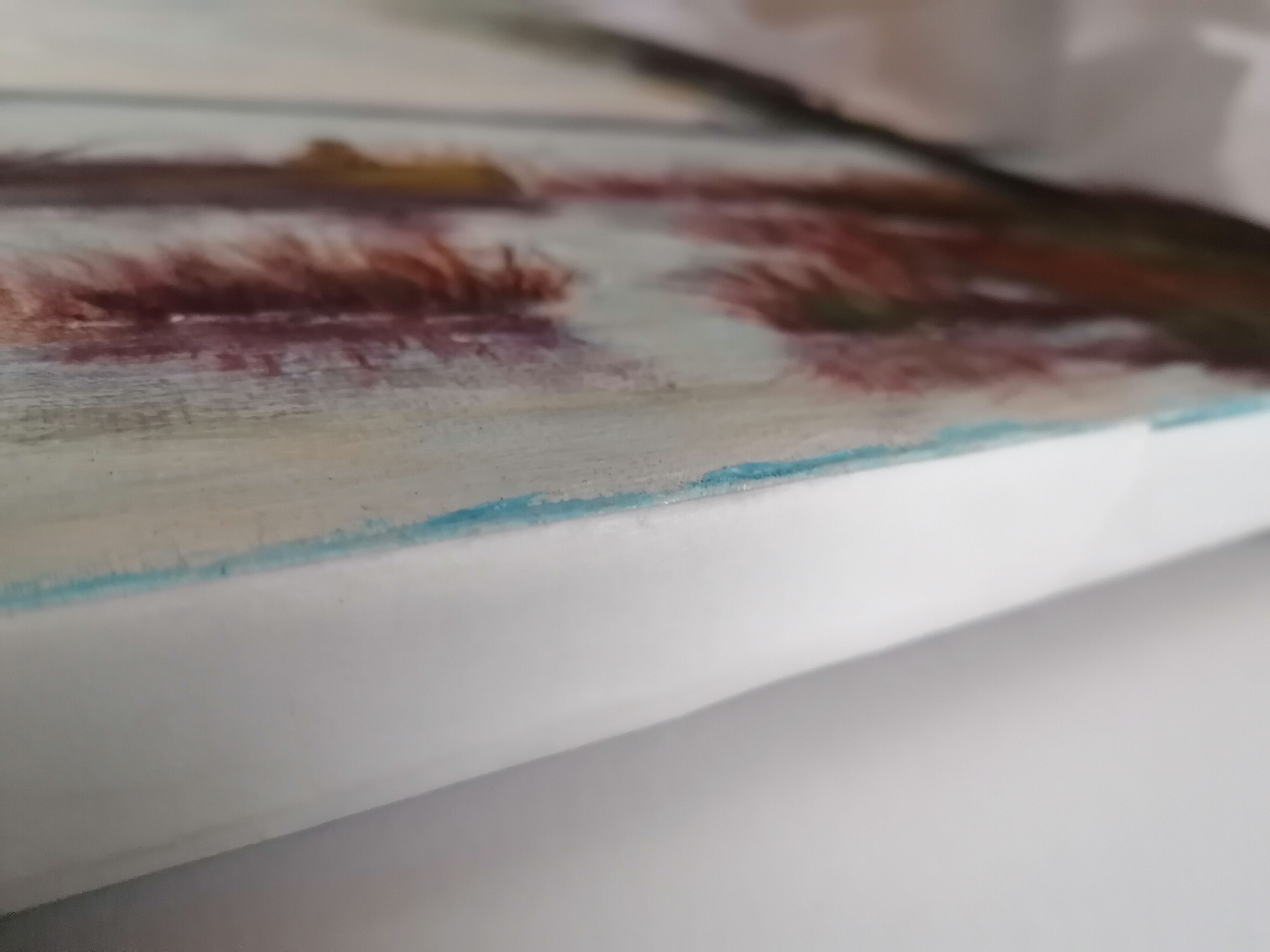 Landscape table after Camille Corot