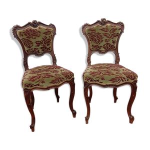 Paire de chaises néo