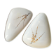 Duo de raviers porcelaine Royal Limoges vintages forme libre