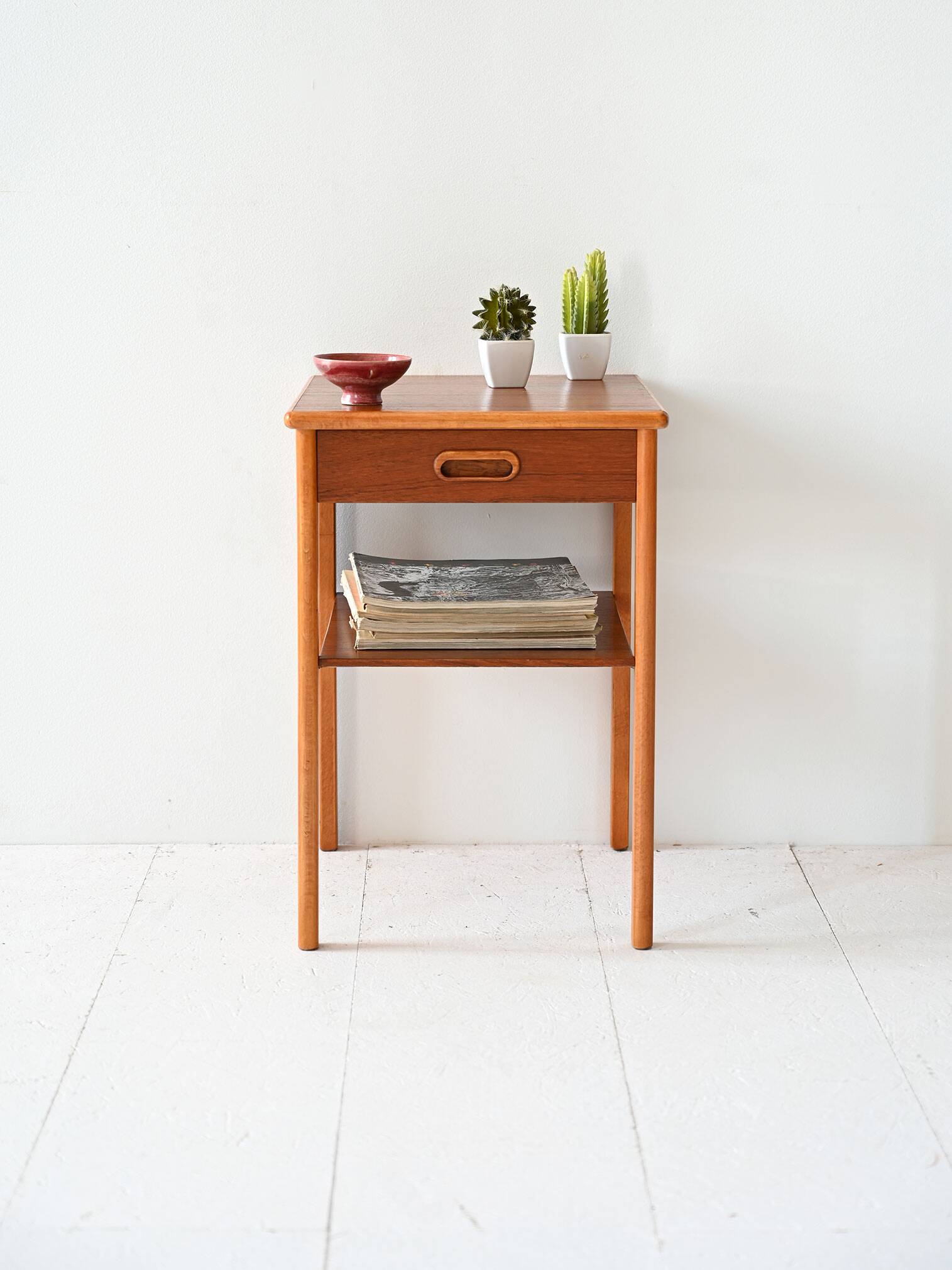Scandinavian teak nightstand
