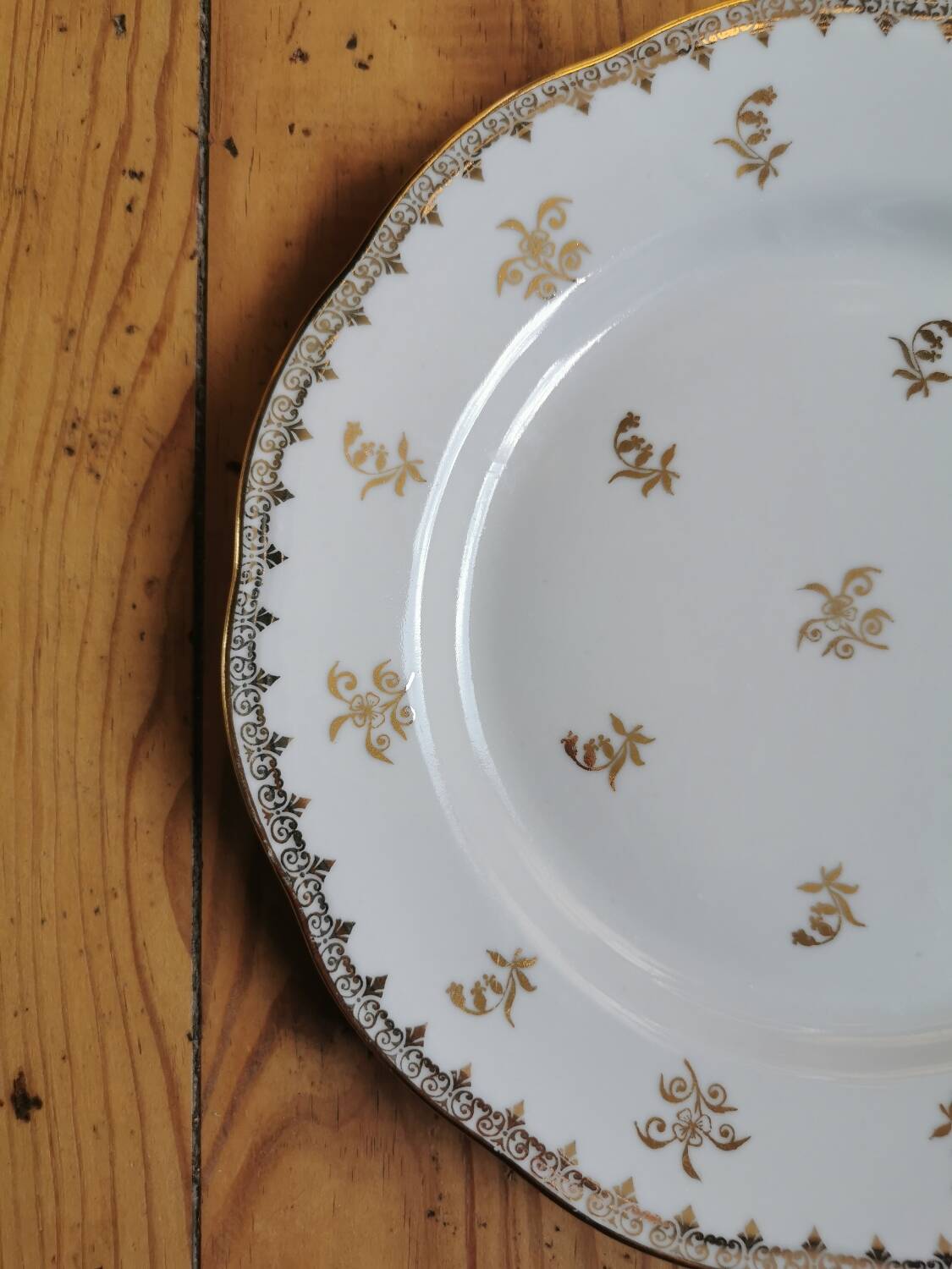 Vintage SFP porcelain dessert service