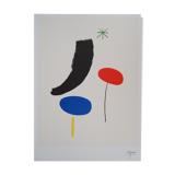 Joan MIRO: Surrealist composition, Lithograph signed with certificate