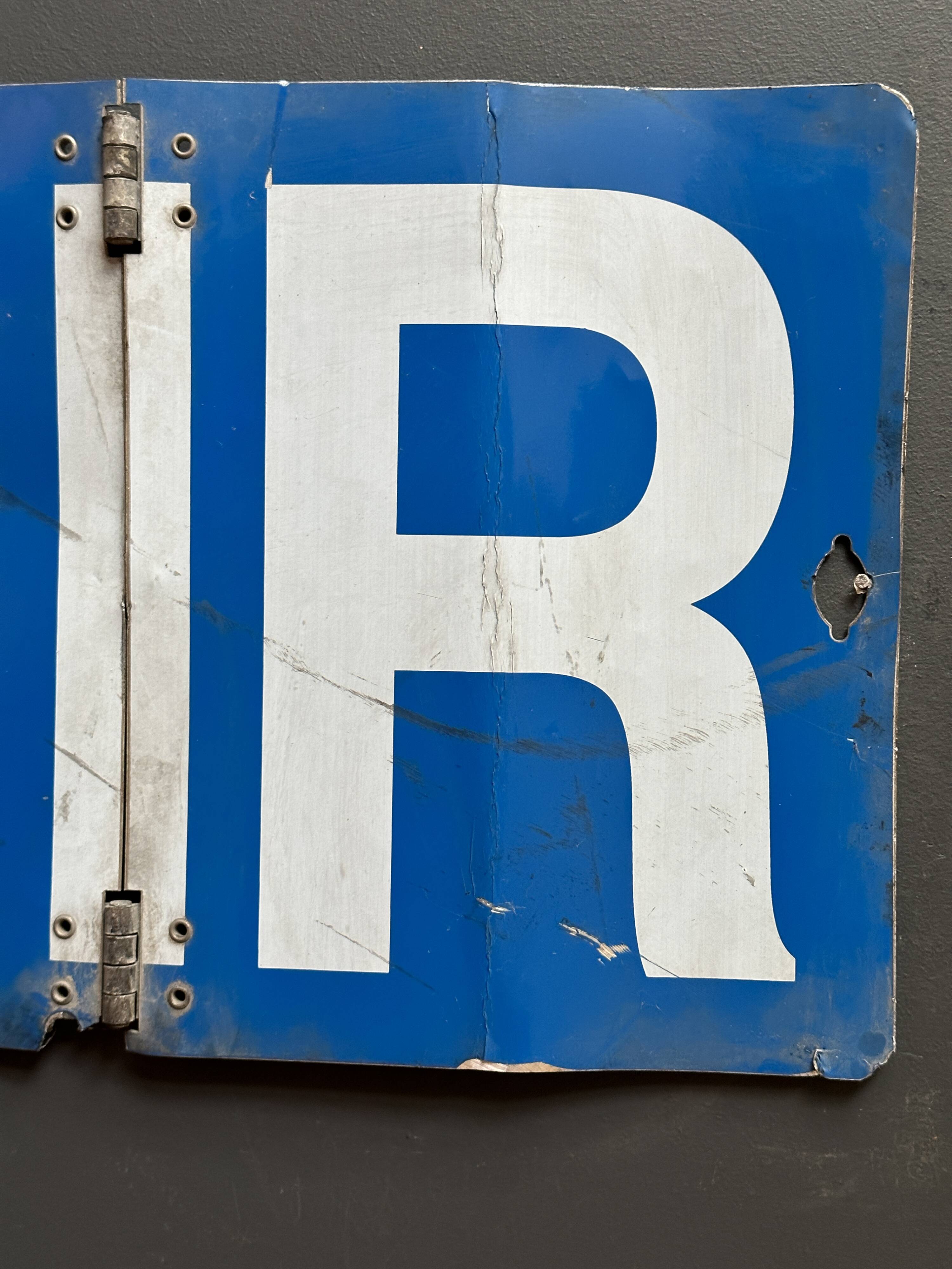 Tir truck plate vintage european industrial metal signs decoration man cave