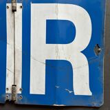 Tir truck plate vintage european industrial metal signs decoration man cave