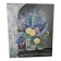 Oil on panel painting - still life flowers lilacs dahlias signed d alrer