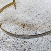 Vintage marble and brass coffee table circa 60's