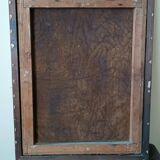 19th century oil painting on canvas fruit vase with flowers