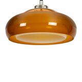 Orange/Brown And White Space Age Pendant Lamp