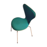 Chair Mod.  3107 Turquoise fabric design Jacobsen, Fritz hansen edition