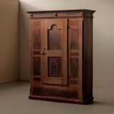 Armoire bavaroise peinte en pin massif – XVIIIᵉ siècle