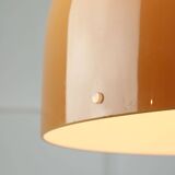 Suspension marron Space Age de Guzzini, années 1960
