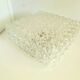 Vintage molded glass wall light