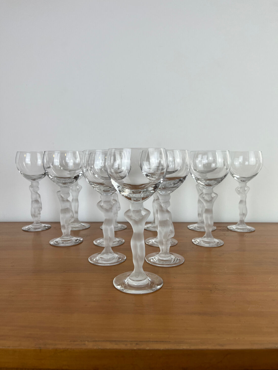 Bayel Venus and Bacchus 13 crystal wine glasses