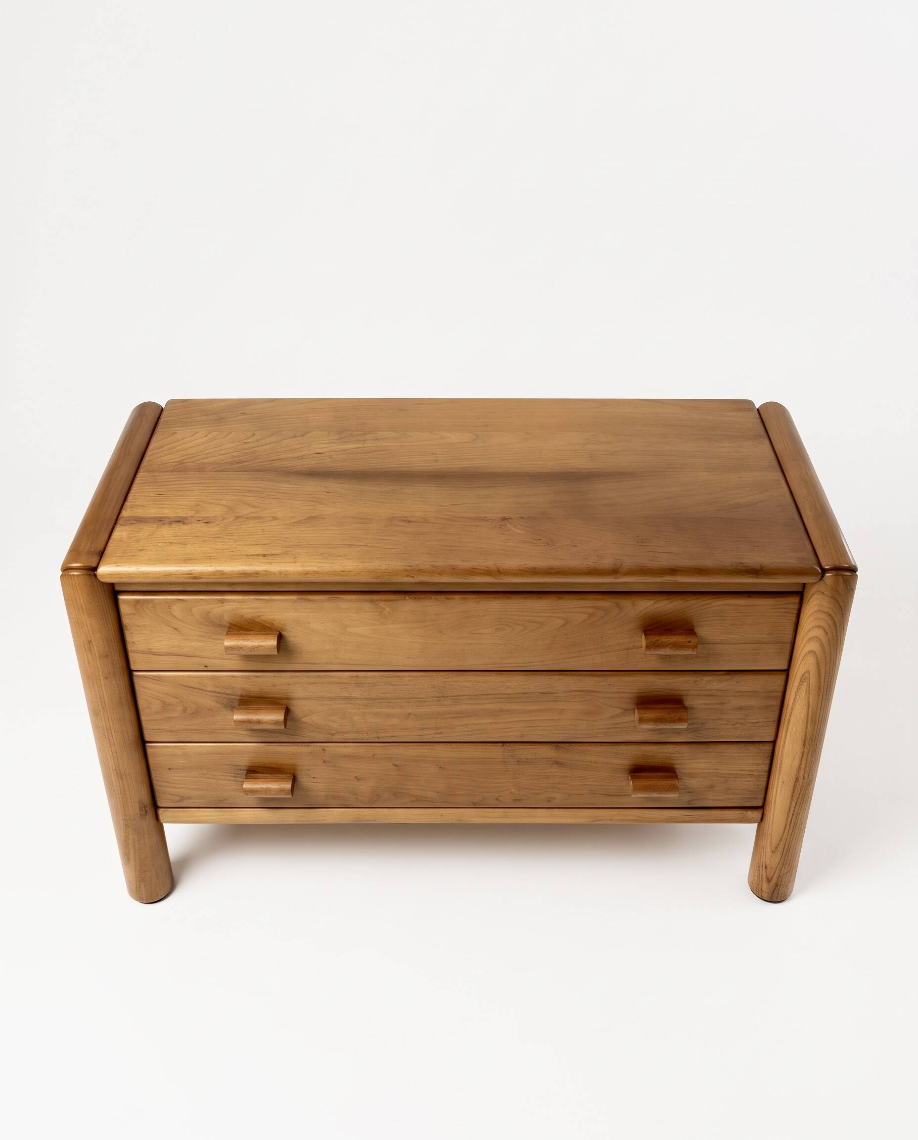 Commode en Orme Massif - Atelier Chauvin - 1960
